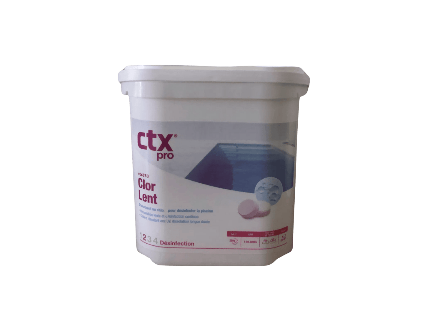 Chlore Lent - Koté Piscine - CTX pro -