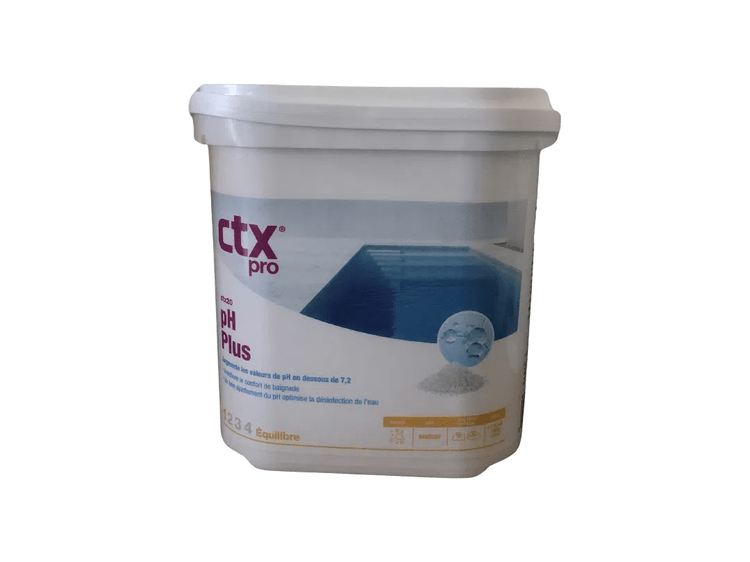 pH plus - Koté Piscine - CTX pro - Entretien chimique -