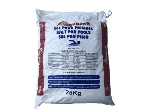 Sel pour Piscine Ultra - dispersible - 25 kg - Koté Piscine - AquaSalt - Entretien chimique -