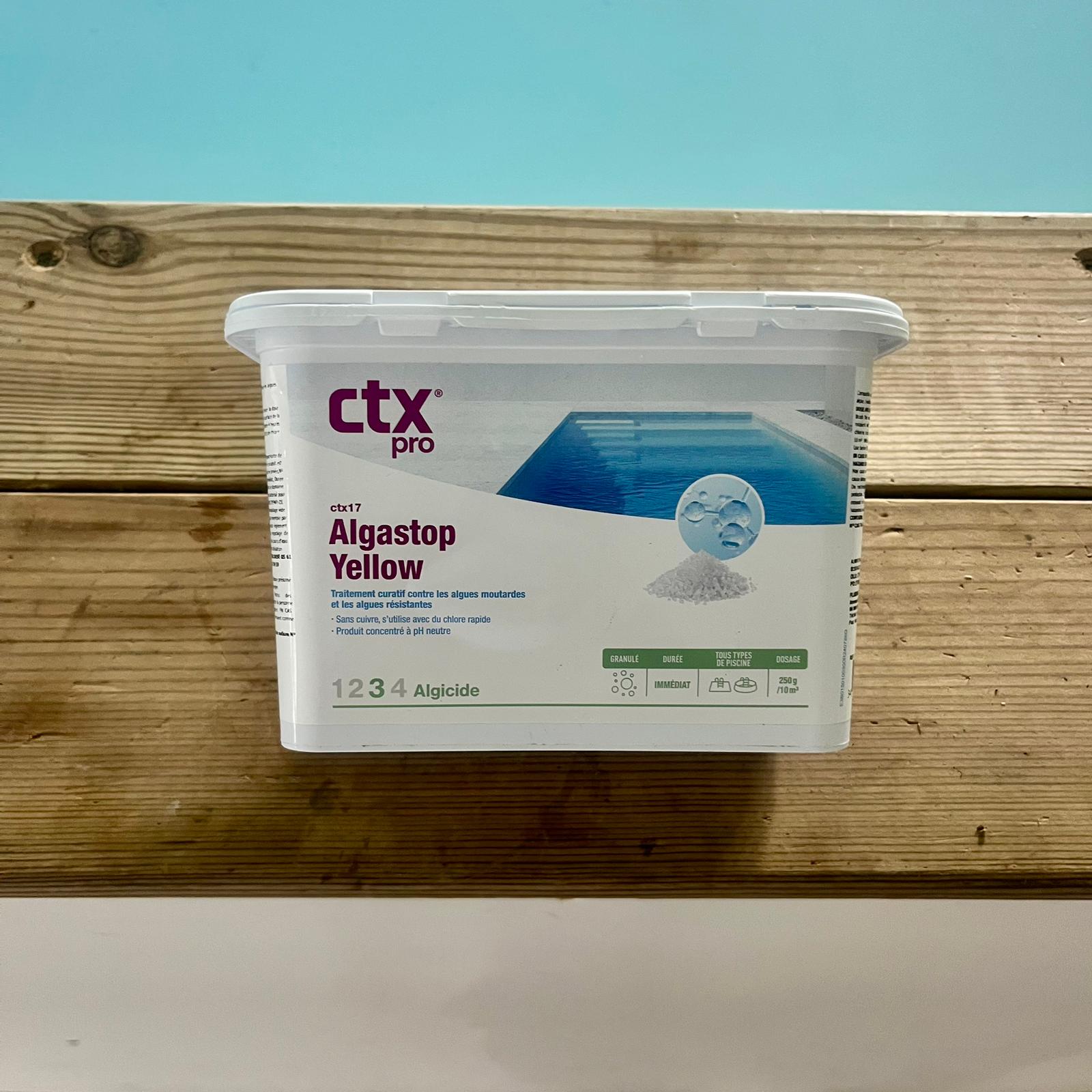 AlgaStop Yellow - Koté Piscine - CTX pro - Entretien chimique - 