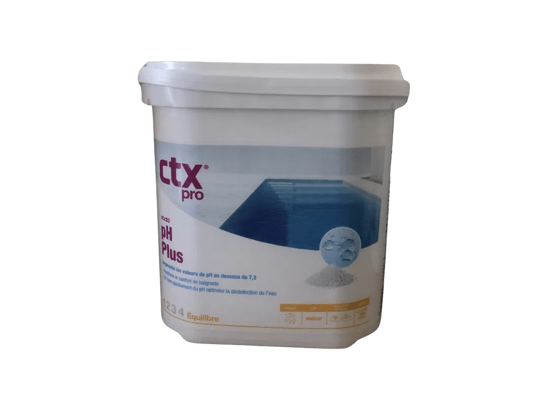 pH plus - Koté Piscine - CTX pro - Entretien chimique - 